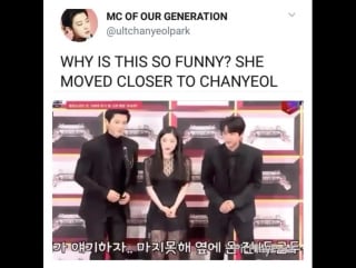 Irene and chanyeol yeaaahhh