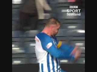 Kris boyd has some fun in front of aberdeen fans