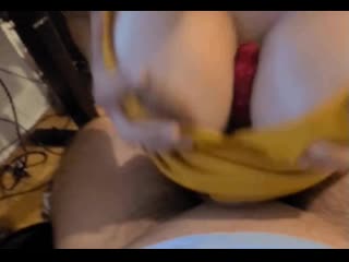 Пайзури прямо в одежде грудной секс | tit fuck порно | между грудей *oc 🔥, mrs x gives mr x a titfuck in their home movie theat