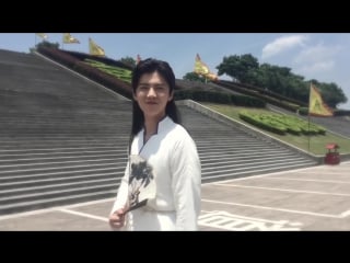 [update] 160709 luhan studio update mr lu is heading out for patrol