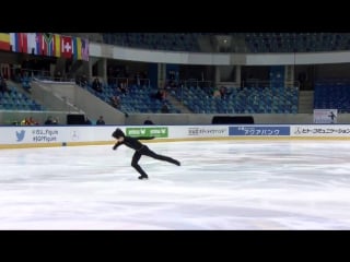 2016 isu junior grand prix dresden men short program jun hwan cha kor