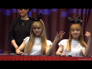 160417 gimpo fansign| oh my girl [fancam]