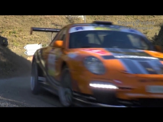 Epic sound, speed and drifts! best of #porsche #gt3 @ swiss #rally