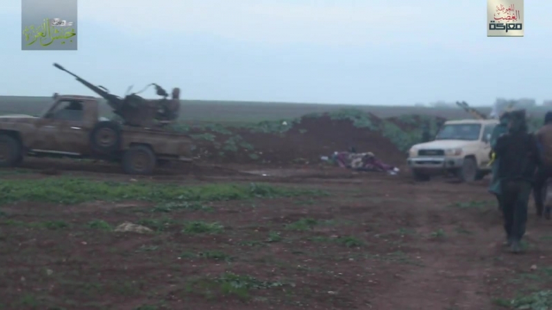 Боевики группирои "джейш аль изза" наступают на севере провинции хама