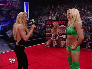 Sable returns, interrupts torrie wilson playboy unveil