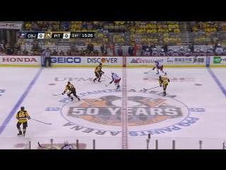 Extended highlights cbj@pit r1g2 14/04/2017