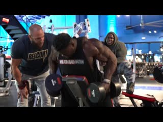 Kai greene & blessing awodibu train back