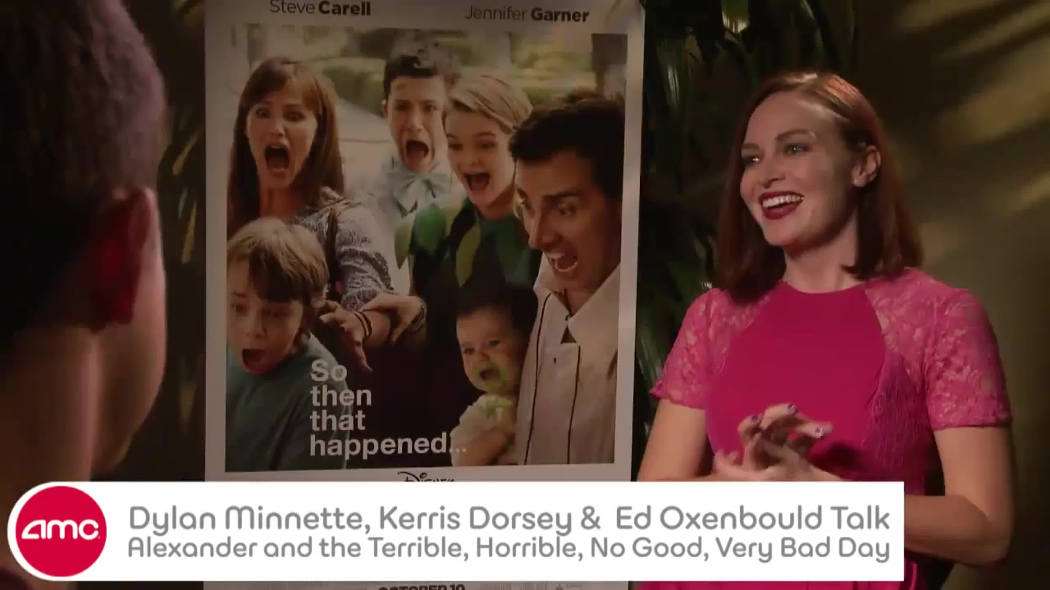 Dylan minnette, kerris dorsey ed oxenbould chat alexander with amc
