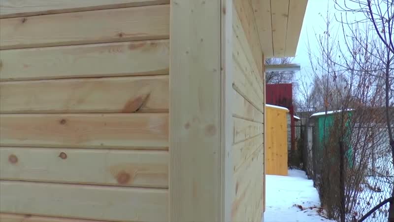 Русская баня минимальные размеры! комфортная и дешевая банька!