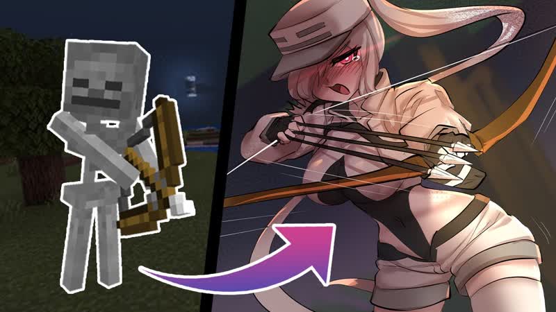 Minecraft porn video – Skeleton minecraft anime