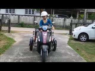 ล้อกันล้ม รถผู้สูงอายุ ํyamaha grand filano side wheel attachment kit #sereeauto