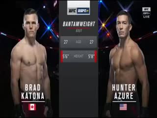 Brad katona vs hunter azure