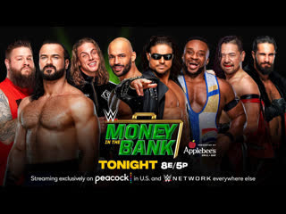 Kevin owens drew mcintyre riddle ricochet john morrison big e shinsuke nakamura seth rollins (vs) money in the bank (2021)
