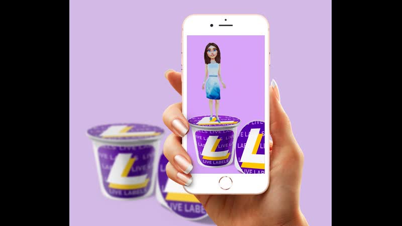 "стартапніца" live labels, які ажыўляе этыкеткі, візітоўкі і нават кніжкі