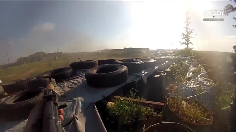 Syria video shows hts rebels raiding regime positions in western aleppo yesterday part 1 (1)