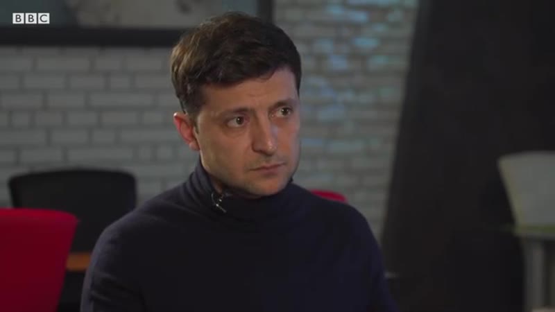 Volodymyr zelenskiy bbc interview