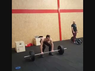 Guy with cerebral palsy cleans 315 lbs