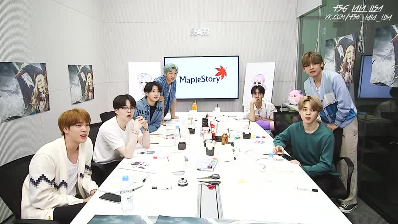 [rus sub] bts' unstoppable creativity | maplestory x bts | personality