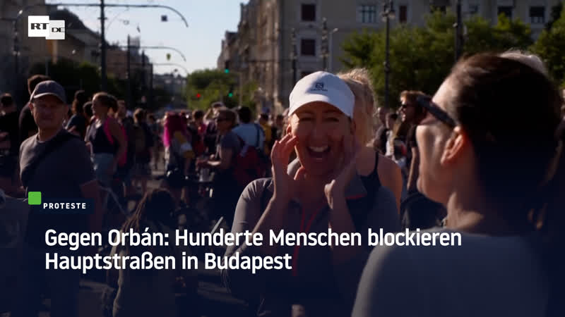 Gegen orbán hunderte menschen blockieren hauptstrassen in budapest
