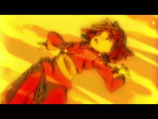 Отрывок из аниме о моём перерождении в слизь пламенный столб (s1e1)