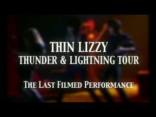 Thin lizzy thunder and lightning tour live in dublin 1983