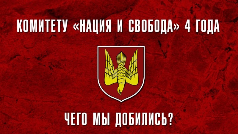 Комитету «нация и свобода» 18 года чего мы добились?
