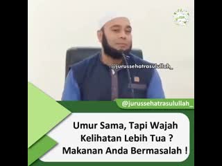 Umur sama tetapi wajah lebih tua