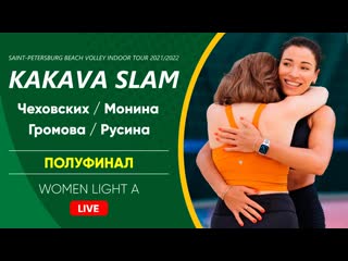 Полуфинал чеховских / монина vs громова / русина | women light a