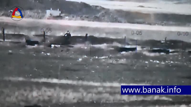 Ադրբեջանցիները փախչում են իրենց դիրքերից հայկական կողմի պատասխան կրակի արդյունքում եւ ոչնչացվում։