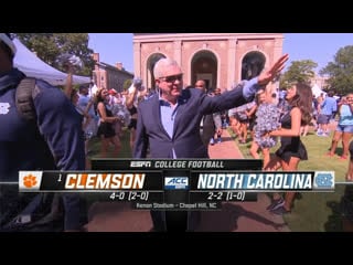 Ncaaf 2019 / week 05 / (1) clemson tigers north carolina tar heels / 1h / en