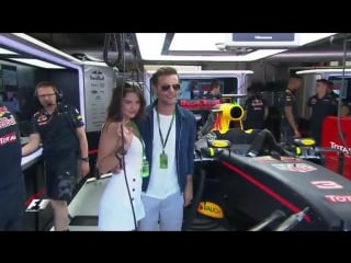 Formula1 more smiles in the redbullracing garage from louis tomlinson and daniellemcam f1 monacogp