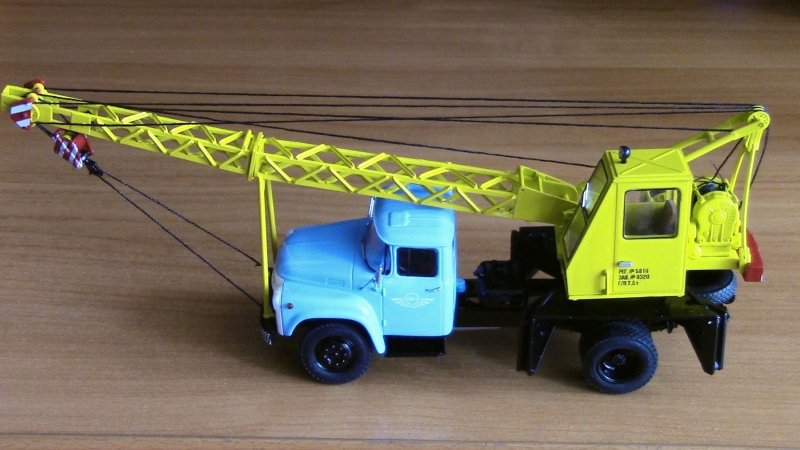 Обзор автокрана зил 130,start scale models