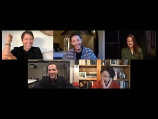 Misha collins, jensen ackles and jared padalecki