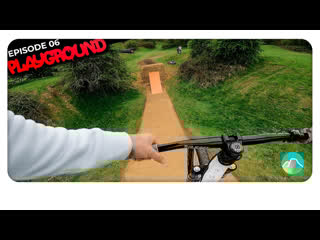 Building and riding the mega trick booter!! playground ep6