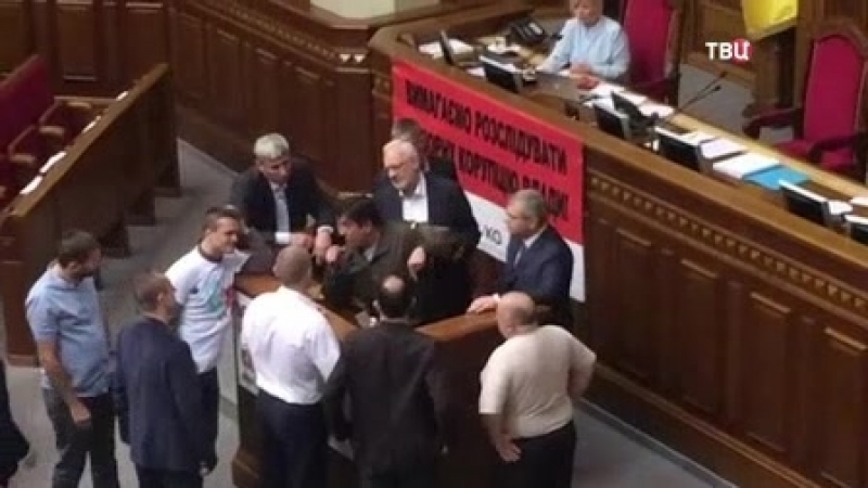 Депутаты рады "оттаскали друг друга за грудки" из за русского языка