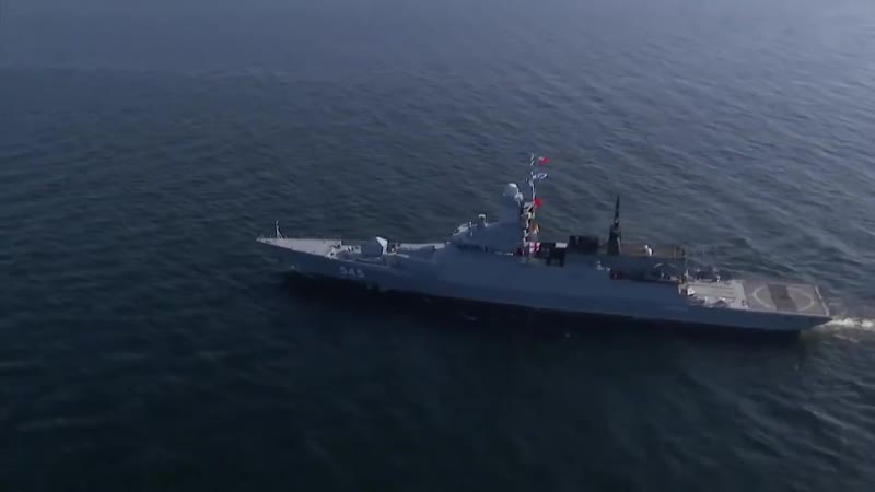 Артиллерийские стрельбы корветов балтийского флота