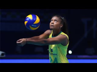 Young and talented volleyball player lorenne geraldo teixeira (hd)