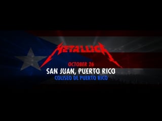 Metallica ride the lightning (metontour san juan, puerto rico 2016)