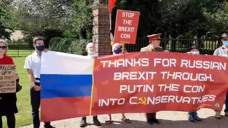 Brexit бастуют под гимн ссср