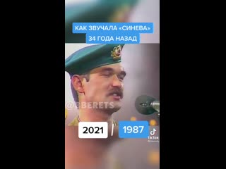 Расплескалась синева 2021/1987