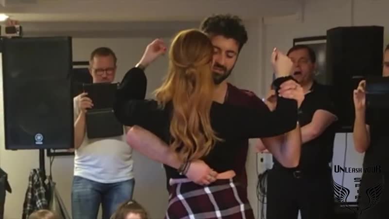 Ronie &amp; emma kizomba fusion red dress