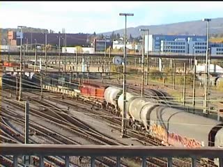 Hump yard time lapse rangierbahnhof im zeitraffer zug, trainfart, train