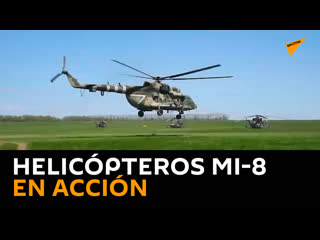 Helicópteros rusos mi 8