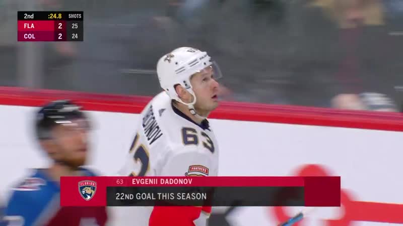 Dadonov buries rebound for ppg