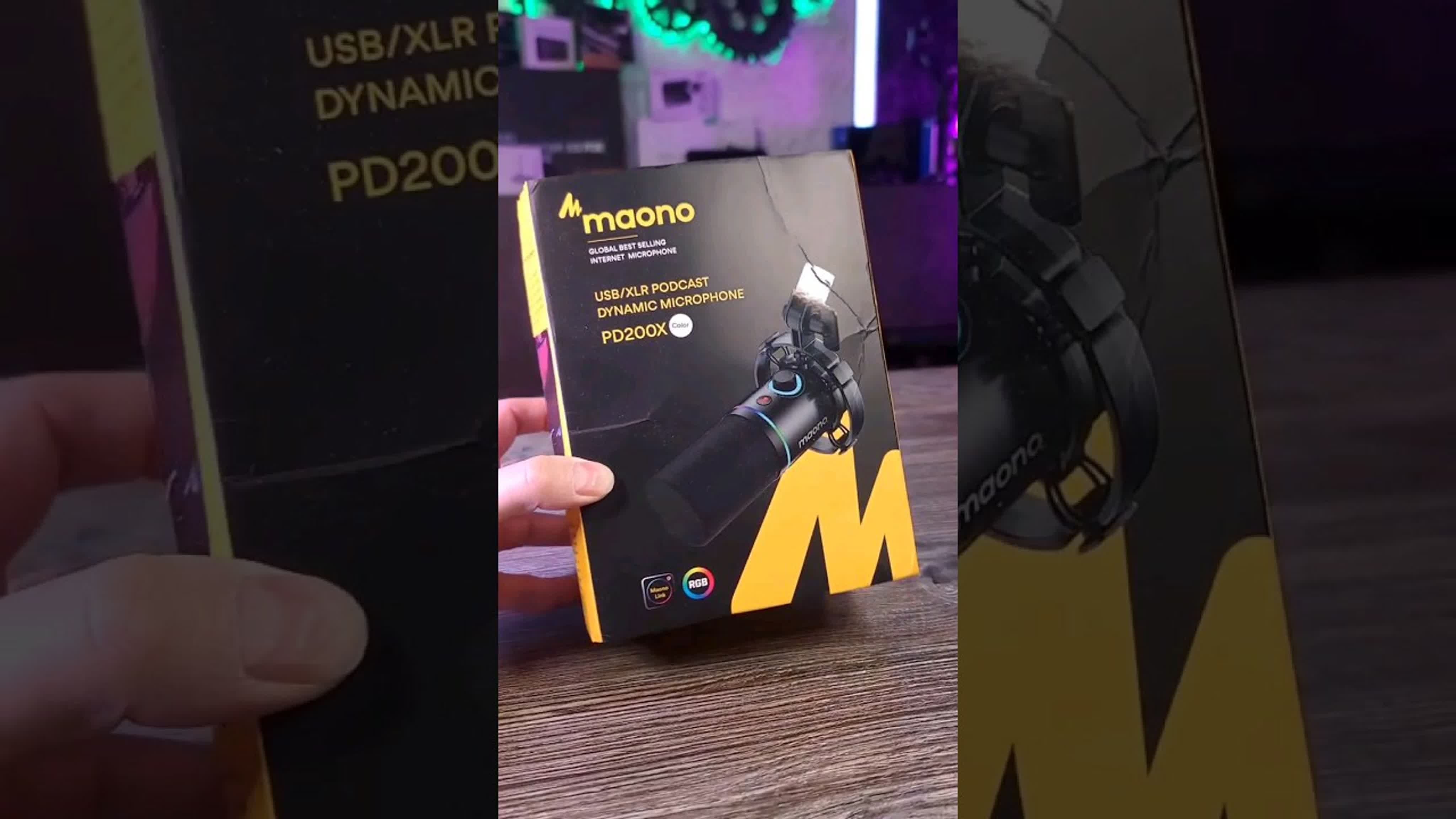 Maono pd200x usb xlr микрофон