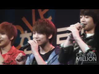 110428 cutie jonghyuns sexy stare at the camera @ patients day event [one in a million]