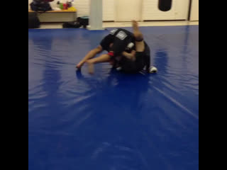 Having a chain wrestling clinic in friday's mma training drillers make killers