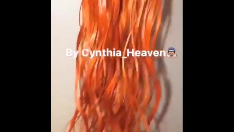 Coloration orange by heaven 👼🏽 #kyliejenner #k париж 29 06 2017