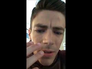 Grant gustin instagram stories compilation 8/11/16