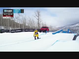 Hailey langland wins womens snowboard slopestyle silver x games aspen 2019